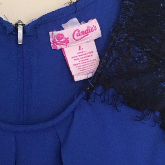 Candie's blouse sleeveless size large - Picture 3 of 3